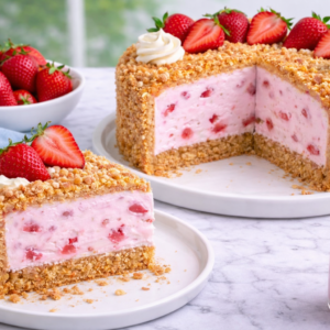 Strawberry Cheese Cake - Aliana Cafe & Bakery