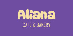 Logo Aliana Cafe & Bakery ungu